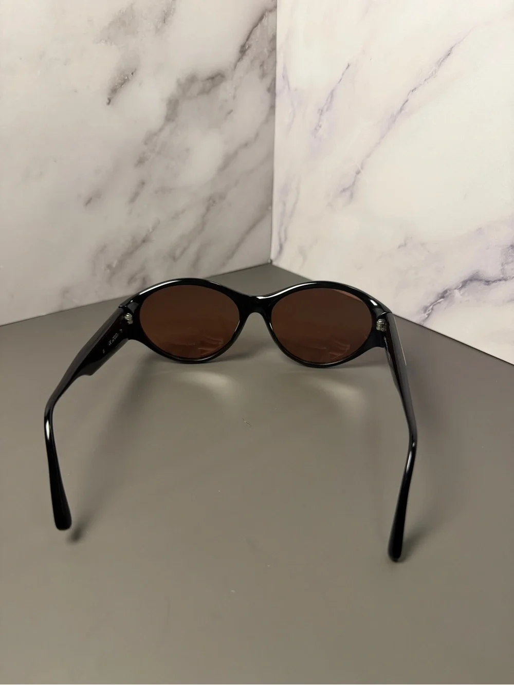 Dior Women's Black Frame Sunglasses with Brown Lenses